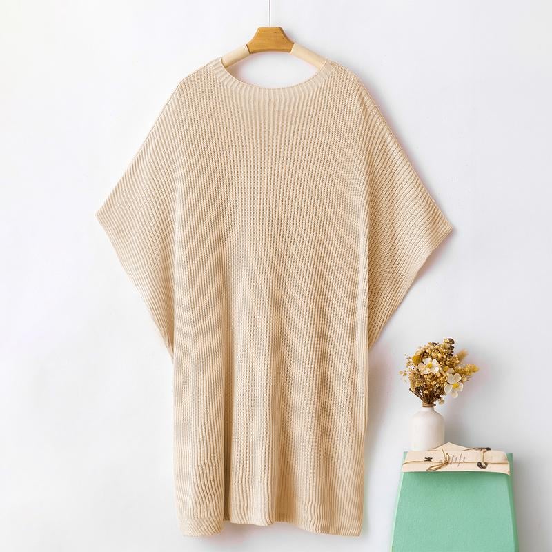Women's Oversized Loose Round Neck Knitted Top - Image 16