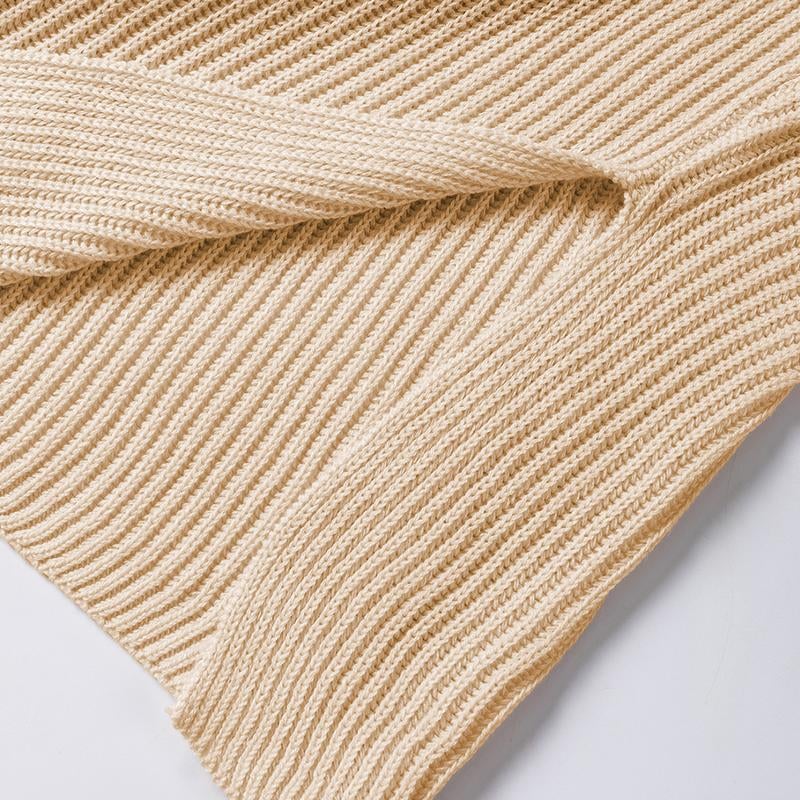 Women's Oversized Loose Round Neck Knitted Top - Image 17