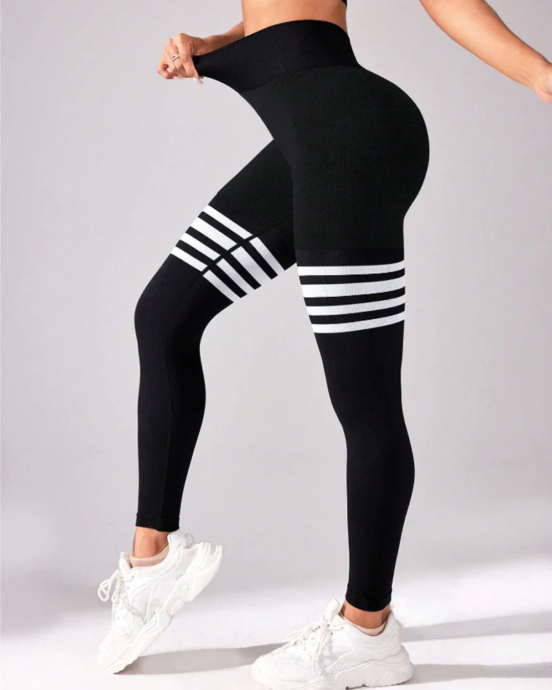 Thigh-Highs Butt Lifting Workout Leggings - Image 3