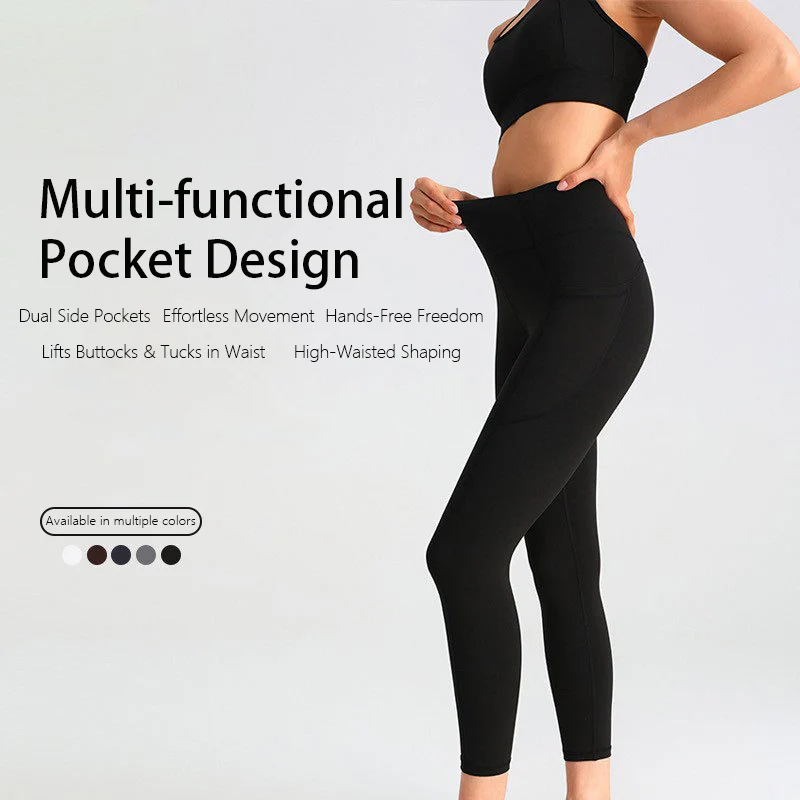 Women's Side Pocket Leggings - Image 3