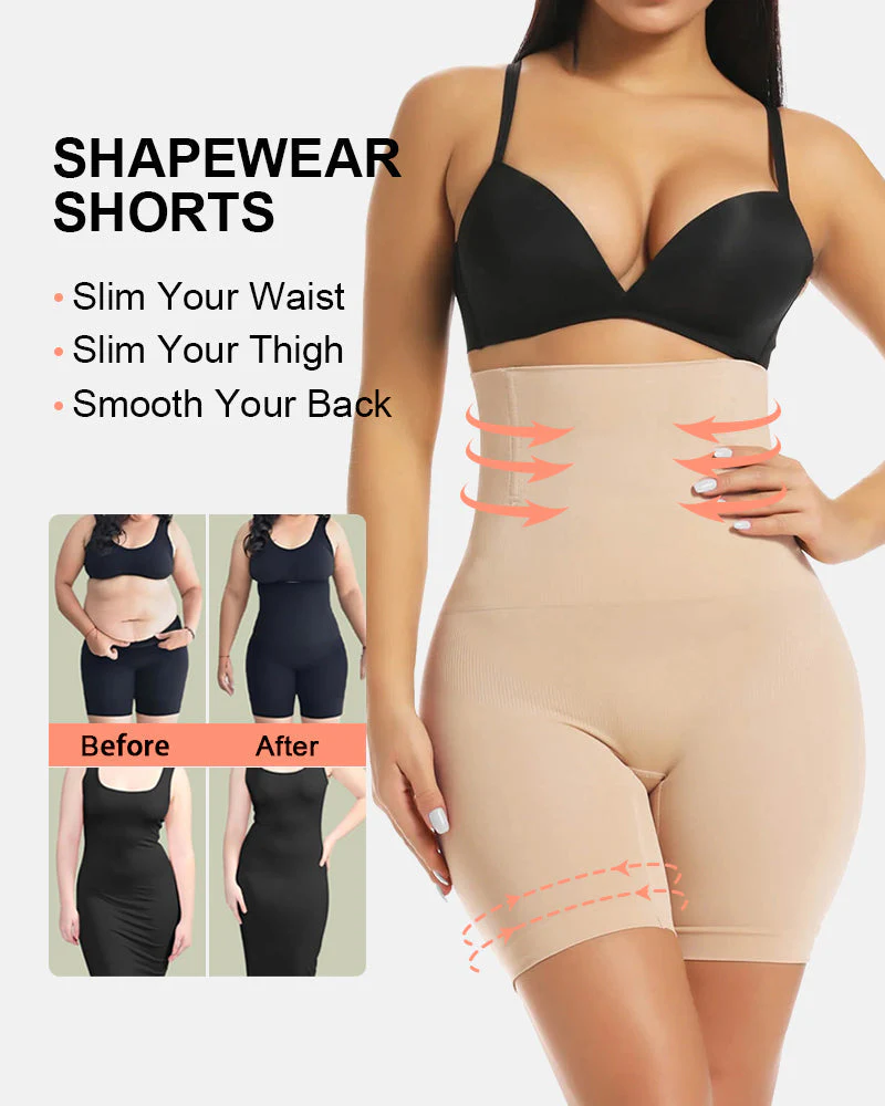 High Waisted Body Shaper Shorts - Image 4