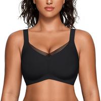 Womens Wireless Bras V Mesh Comfortable Bralette Supportive - Image 16