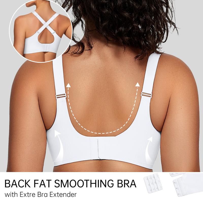 Womens Wireless Bras V Mesh Comfortable Bralette Supportive - Image 6