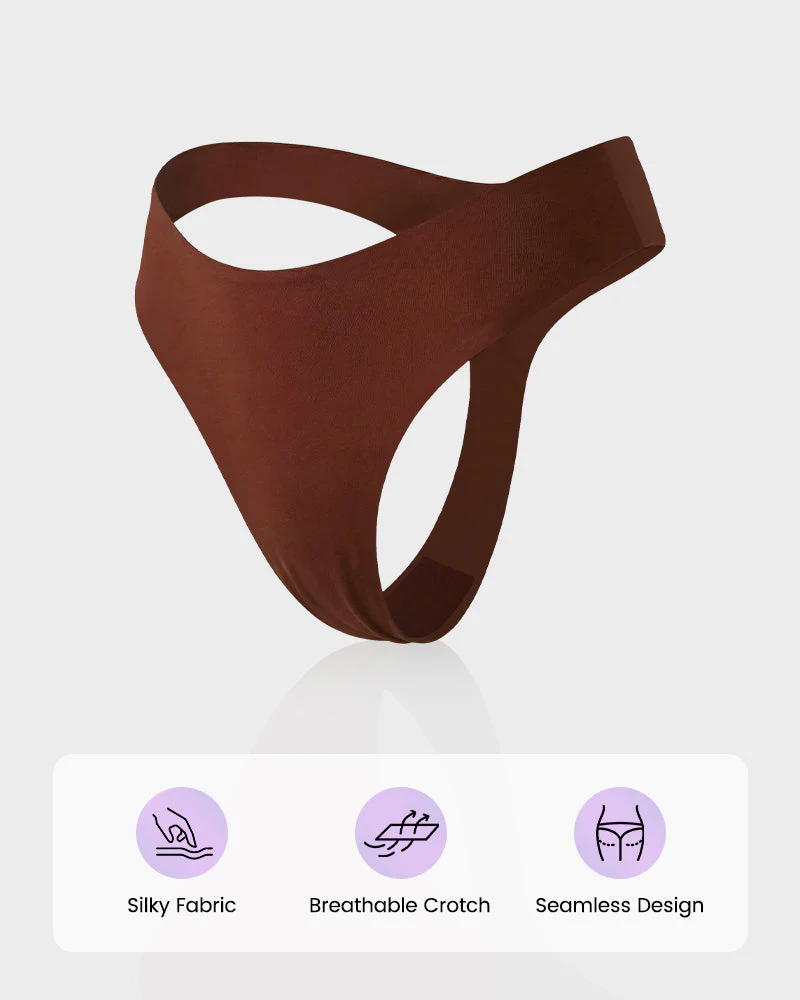 Zero-Feel No-Show Seamless V Thong (7 Pack) - Image 10